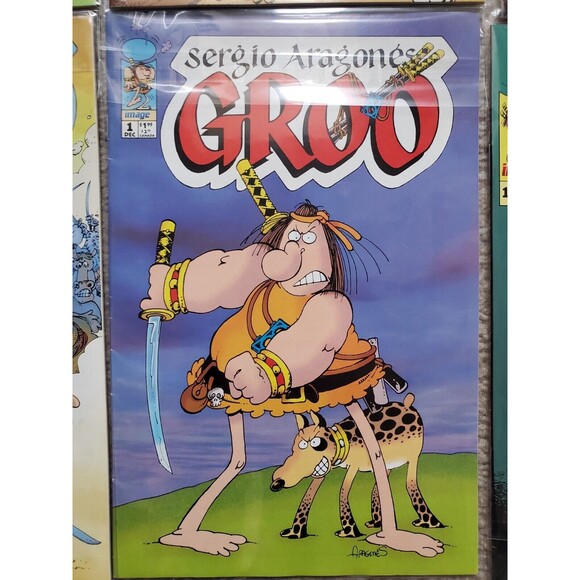Sergio Aragones GROO Image Comics 1995 MIXED Lot Very Good Non-Smoking Home - Picture 4 of 9